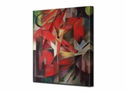 The Fox, Canvas Wall Art Home Decor Print Decor, Franz Marc, Print, Ready To Hang - thumbnail 1