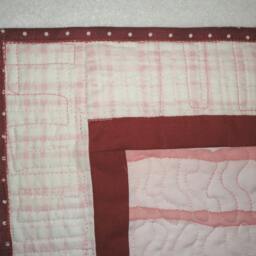 Quilted Wall Hanging Or Table Topper Strawberries Hand Painted Art Quilt Quiltsy Handmade - thumbnail 4