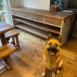 Rustic Farmhouse Large Kitchen Island - thumbnail 2
