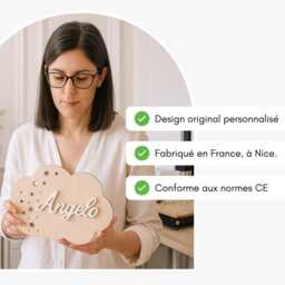 Personalized Wooden Owl Night Light - Children's Led Lamp Nature-Themed Bedroom Decoration - thumbnail 4