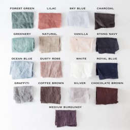 Washed Linen Fitted Sheet Eco-Friendly White Bedding - thumbnail 3