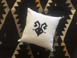 Capricorn Gift, Zodiac Sign Pillow, Astrology Cushion, Horoscope Decor, Embroidered Cover, Authentic Symbol, Birthday Present For Her - thumbnail 1