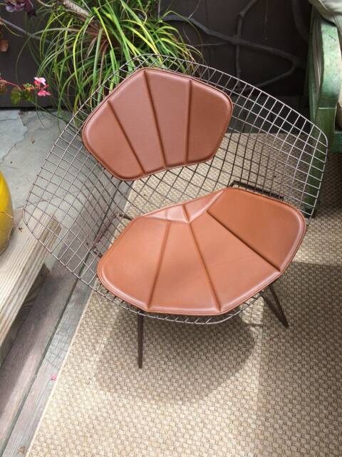 Bertoia Diamond Chair Cushion With Back Rest - Many Colors Available Eames Era Retro Mid Century - image 1