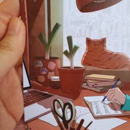 Hatsune Miku Print - Matte A5 Chill Lofi Hip Hop Study Vocaloid Poster - thumbnail 3