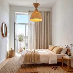 Maple Hanging Lamp Farmhouse Decor, Wood Ceiling Light, Modern Kitchen Island Light - thumbnail 4