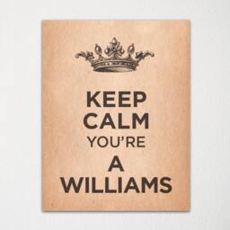 Last Name Keep Calm Print - Custom Fine Art Choice Of Color Purchase 3 & Receive 1 Free - thumbnail 3