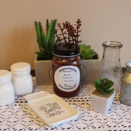 Farmhouse Candle Mason Jar Banana Nut Bread Shekinah 16 Oz - thumbnail 2