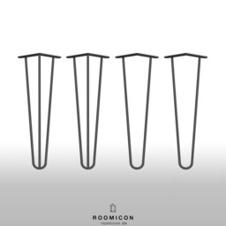 4x Hairpin Legs Table 40 cm Mid Century Leg 41 - thumbnail 2
