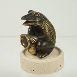 Frog Playing Saxophone Statue, 2.7 - thumbnail 3