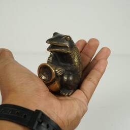 Frog Playing Saxophone Statue, 2.7 - thumbnail 4