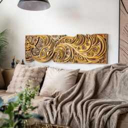 Phoenix & Sycamore Multilayer Wood Wall Art, Large Bird Laser Cut Sculpture, Housewarming Gift - thumbnail 3