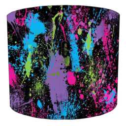 Paint Splatter Graffiti Lampshades For Ceiling Light Shades Pendants Or Bedside, Table Lamp Shades - thumbnail 4