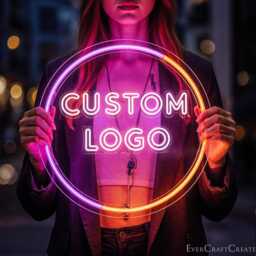 Custom Logo Neon Sign, Personalized Led Business Wall Decor, Sign For Storefront, Modern Office Branding Signage - thumbnail 1