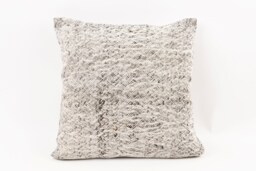 Handmade Turkish Kilim Pillow Wool Decorative Pillow, 18''x18'' - thumbnail 1