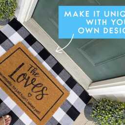 Custom Grandparent Welcome Mat - There's No Place Like Granny & Pops Personalized Doormat Gift Ideas Funny Family - thumbnail 2