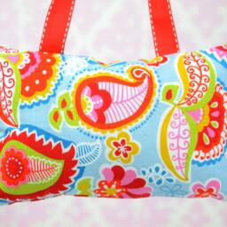 Tooth Fairy Pillow - in Multi Colored Paisley Red Polka Dot - thumbnail 2