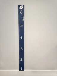3D Wood Growth Chart Ruler - Personalized Kids Decor Wall Nursery Playroom Family - thumbnail 1