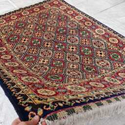 Handwoven Yousafi Afghan Rug 6.10 X 4.11 Ft, Geometric Wool Rug - thumbnail 3