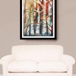 Lost in Nature Watercolor Print, Home & Living, Decor Art, Landscape, Landscape Office Wall Art , Office - thumbnail 3