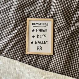 Remember Phone, Keys, Wallet Unframed Print - Hallway Prints Decor Useful Poster Housewarming Gifts Under 20 - thumbnail 1