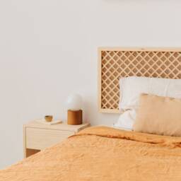 Bed Headboard, Solid Wood Headboard For The Bedroom - Azahar - thumbnail 1
