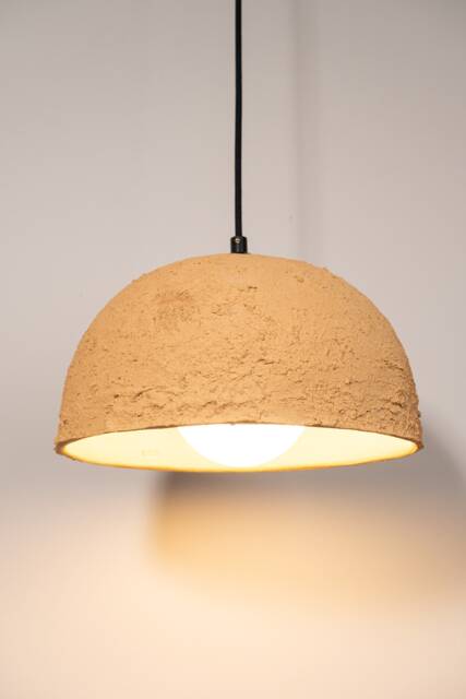 Handmade Stoneware Pendant Lamp 19 - image 1