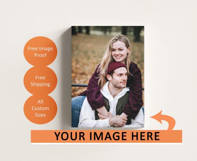 Personalized Photo Canvas Print Custom Wall Art, Gallery Wrap, Customized Gift, Home Decor - image 1