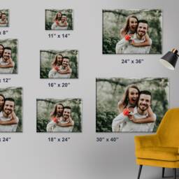 Personalized Photo Canvas Print Custom Wall Art, Gallery Wrap, Customized Gift, Home Decor - thumbnail 2