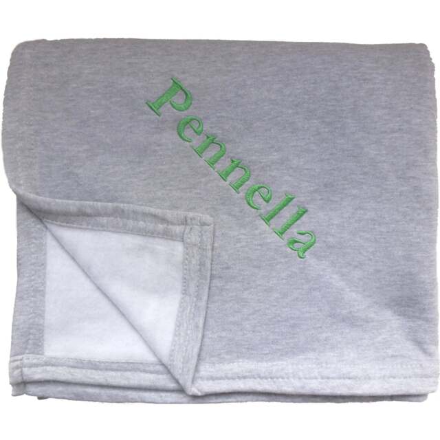 Huge Sweatshirt Fabric Blanket Personalized By Embroidery - image 1