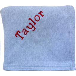 Huge Sweatshirt Fabric Blanket Personalized By Embroidery - thumbnail 4