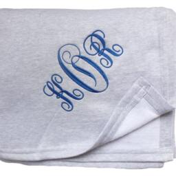 Huge Sweatshirt Fabric Blanket Personalized By Embroidery - thumbnail 2