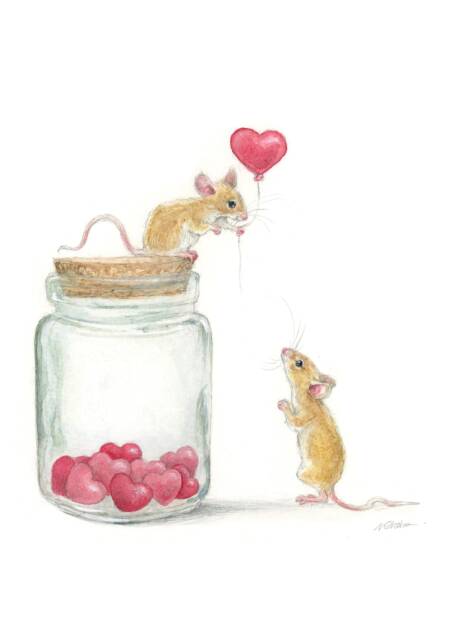 Jar Of Hearts, A4 Art Print