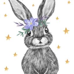 Babies 1st Easter Footprint Bunny Rabbit Print, Custom , Personalised Keepsake A4- Baby Girl - New Baby - thumbnail 2