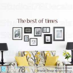 Best Of Times - Family Vinyl Wall Saying Decal Entry Decor Lettering 36x4 - thumbnail 3