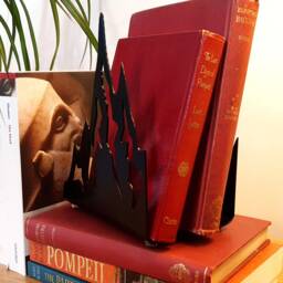 Mountain Range Bookend - 20+ Colours, Metal Bookend, Walking Gift, Office Organisation, Candle Holder, Decor, Book End - thumbnail 3