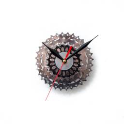 Unique Metal Wall Clock, Custom Engraved Gift, Bike Cyclist Boyfriend, Husband Or Dad Small Clock