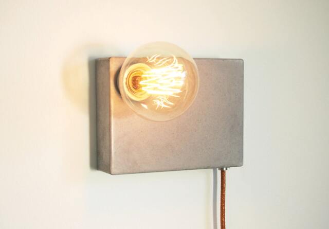 Concrete Lamp Block M - image 1
