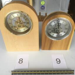 Mantle Clocks With Chrome Or Gold Skeleton Movements - thumbnail 2