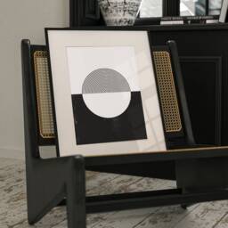 Set Of 3, Geometric Abstract Art, Black Neutral Beige, Living Room Wall Art Poster Prints Home Decor, A5, A4, A3 A3+ A2 Sizes, Fast Delivery - thumbnail 3