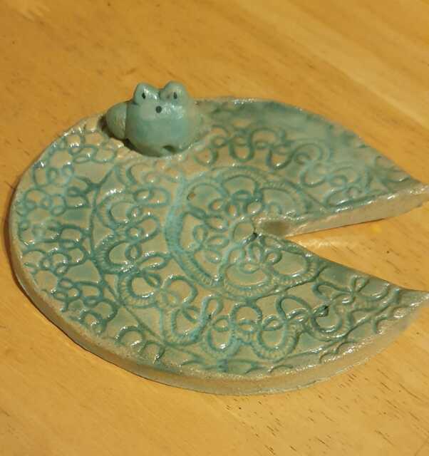 Made To Order - Froggy Soap Dish - image 1