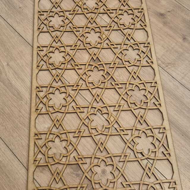 Floral Trellis Decorative Screen Laser-Cut Mdf Radiator Cabinet Panel 0169 - image 1