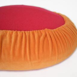 Slip-On Cushion Cover For Saarinen Tulip Side Chair - Orange - thumbnail 3