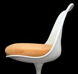 Slip-On Cushion Cover For Saarinen Tulip Side Chair - Orange - thumbnail 1