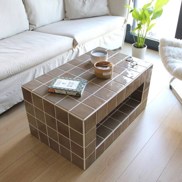 Tiled Coffee Table, Chubby - image 1