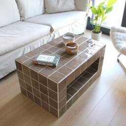 Tiled Coffee Table, Chubby - thumbnail 1