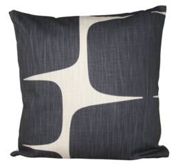 Scion Lohko Liquorice & Hemp Abstract Cushion Cover - thumbnail 1