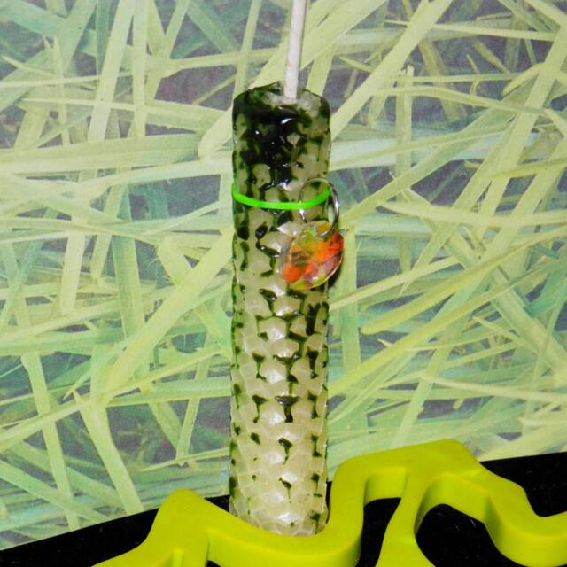 Spell Candle Earth - Gnome, Faerie, Custom Inscribed, Beeswax, Hand Rolled - image 1