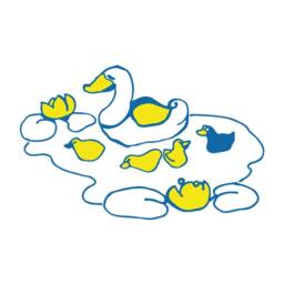 Kids Wall Decal Ugly Duckling, Hand Drawn Wall Sticker, Vinyl Duckling Children's Room Sticker - thumbnail 3