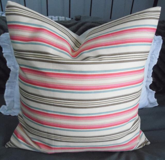 stripe.spring.summer.pillow Covers.slipcovers.toss Pillows.throw Pillows.home Decor.nursery Pillow Cover.accent Covers.cottage.gift - image 1