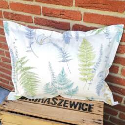 Cushion Cover Ferns Coated Cotton - Lounge Cushion Outdoor - thumbnail 3